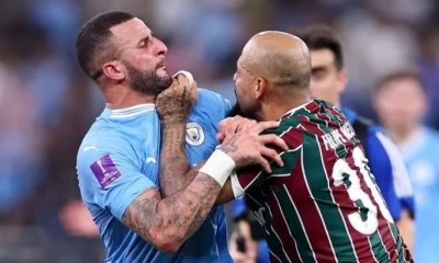 Full Reason Why Man City captain Kyle Walker and Fluminense star clash after Club World Cup final whistle