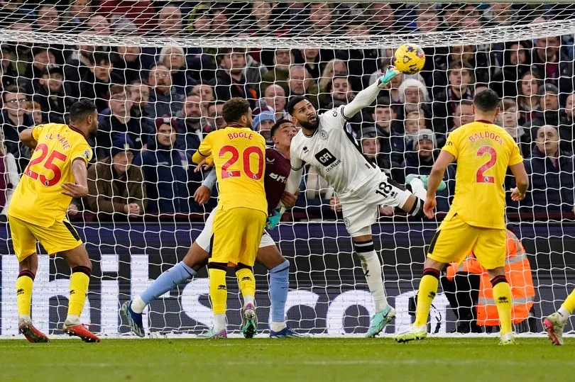 Aston Villa 'robbed' as VAR let Sheffield United off by disallowing goal after error