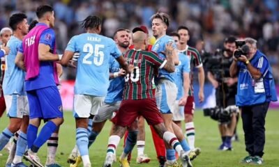 Man City ace Jack Grealish blasted for 'disrespectful antics' by furious Fluminense star