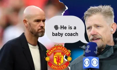 How can you bring a player like Him On when you knows your team needs goal’; Peter Schmeichel calls Ten Hag a baby coach for His sub that leads to Man united downfall yesterday