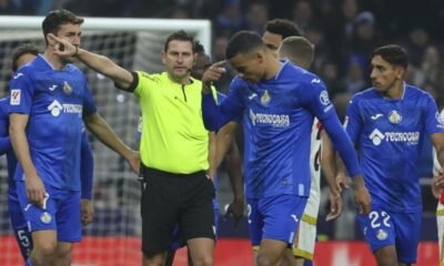 Full Reason Why referee sent Greenwood off for Getafe vs Rayo Vallecano.