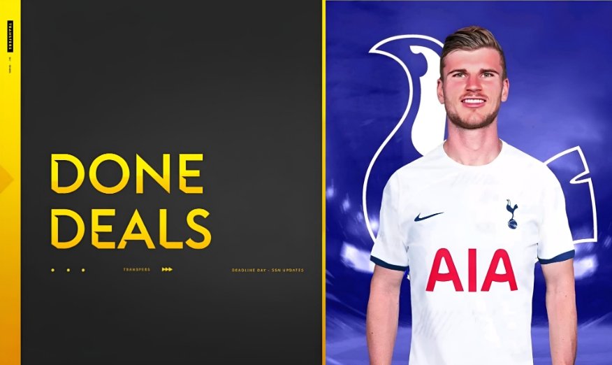 Breaking News: First Medical is Completed this morning– Tottenham has finalize a £30m deal with RB Leipzig - Done Deal